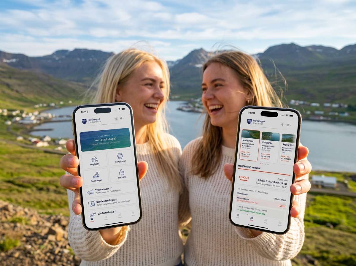 Fjarðabyggðarappið — þjónustuapp fyrir sveitarfélagið
