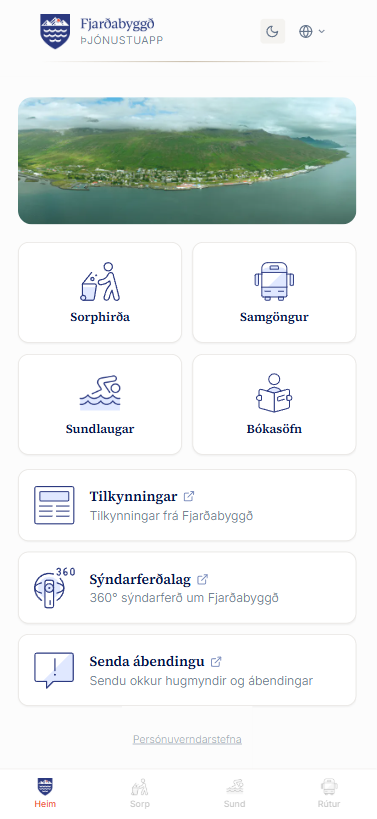 Forsíða